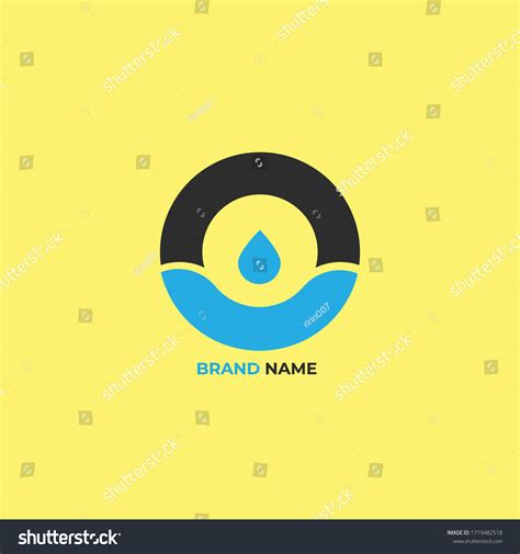 O Water Logo Design Product Logo Stock Vector Royalty Free 1719482518