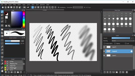 Brushes Best Brushes To Start With In Medibang Paint Youtube
