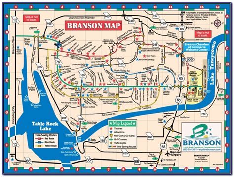 Branson Missouri Attractions Map Maps Resume Examples Xa5ylzydpz