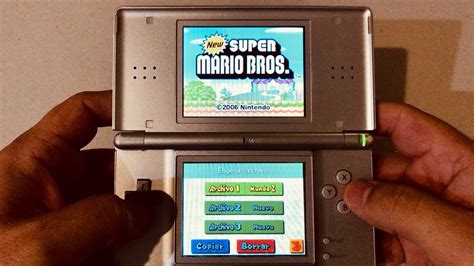 New Super Mario Bros Gameplay En Nintendo Ds Lite Youtube