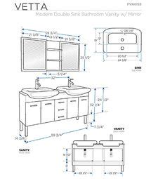 Actual dimensions of bathroom vanities might vary from very compact single door or triple drawer with exact measurements 18 x 21 x 34 inches in width width typically does not have limitations. What is the Standard Height of a Bathroom Vanity | From ...
