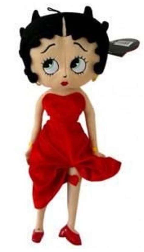 17 Betty Boop Red Dress Collectible Plush Doll