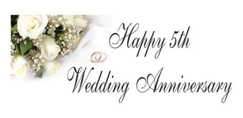 Happy Fifth Wedding Anniversary Wishes Greetings Pictures Wish Guy