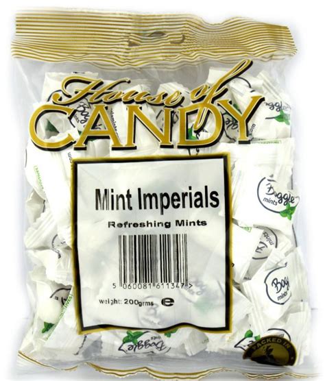 House Of Candy Mint Imperials 250g Approved Food