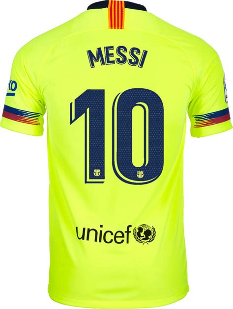 201819 Kids Nike Lionel Messi Barcelona Away Jersey