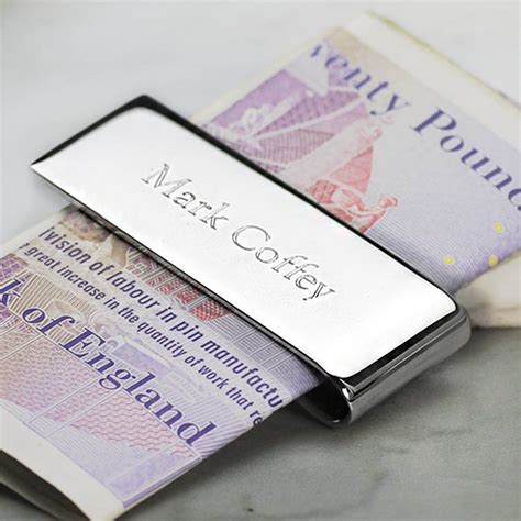 See more ideas about money clip, argentium, silver gauges. Personalised Silver Money Clip By Hersey Silversmiths | notonthehighstreet.com