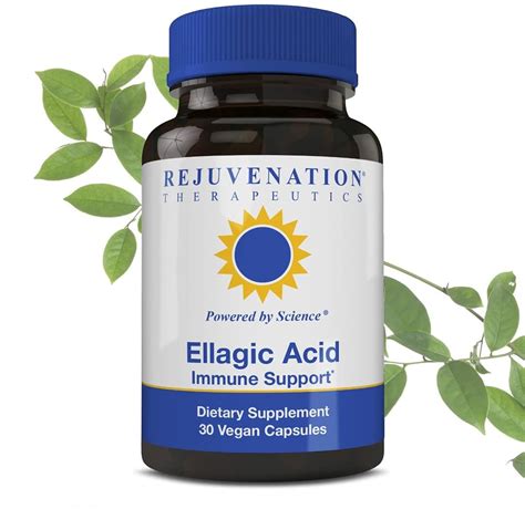 Rejuvenation Therapeutics Ellagic Acid Capsules Improve Immunity
