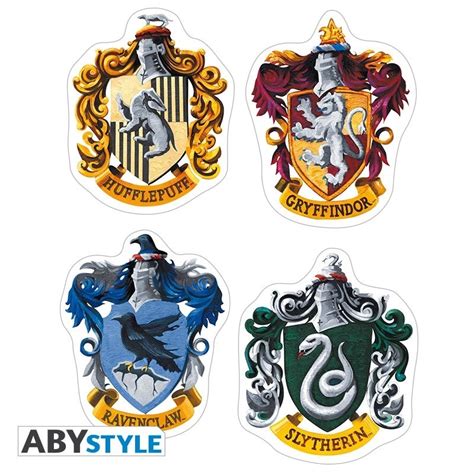 Abyssecorp Harry Potter Hogwarts Houses Sticker Pack