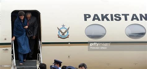 Pakistan Foreign Minister Hina Rabbani Khar Arrives At Air Force News Photo Getty Images