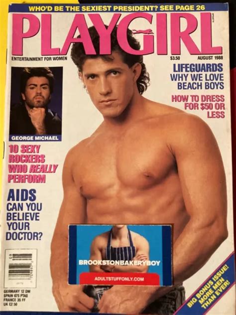 Playgirl Magazine Aug 1988 Guys Posing Nude Gay Interest Womens