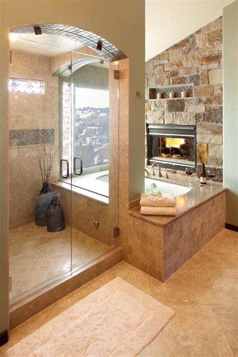 Cozy And Warm Rustic Bathroom Designs