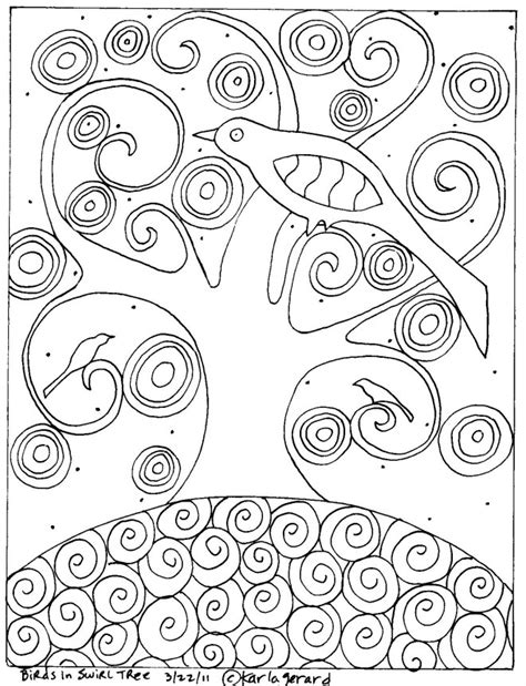 Gustav Klimt Tree Of Life Coloring Sheet Coloring Pages