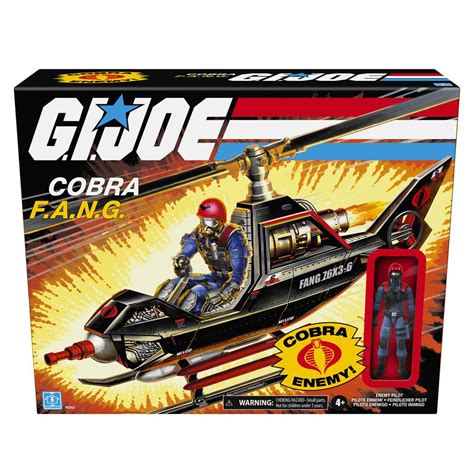 Hopefully we'll be hearing more about this at next. G.I. Joe Vintage Retro Cobra F.A.N.G. Copter & Pilot reissue Walmart - Collecticon Toys