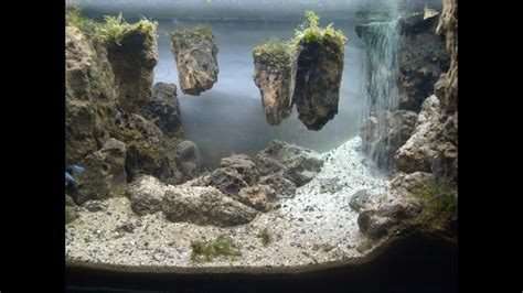An aquarist should maintain the discipline to make his creation descriptive and natural. aquascape waterfall its called strenght of a thousand ...