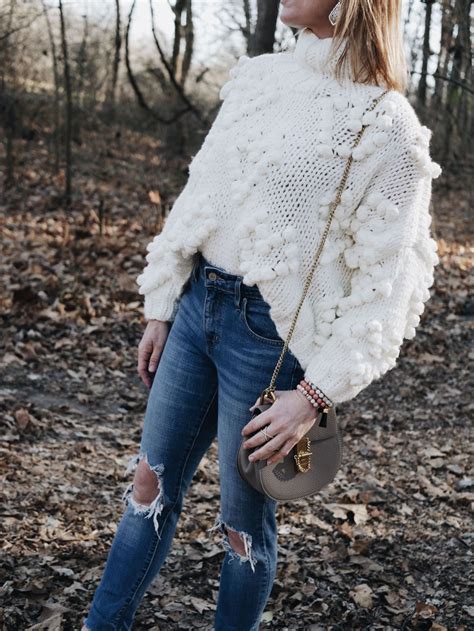 How To Style A Pom Pom Sweater Oh Darling Blog Sweater Trends