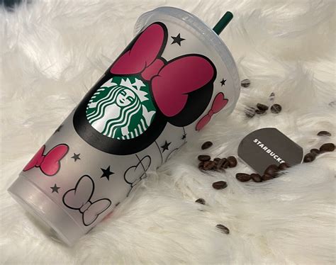 Starbucks Cup Uk Minnie Mouse Personalised Starbucks Etsy