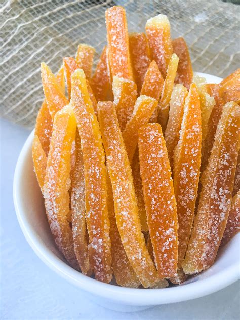 Amazing Homemade Candied Orange Peels Perfect For Baking