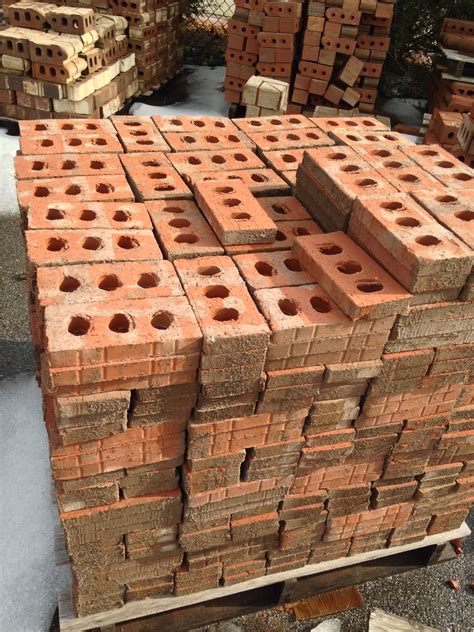 A Pallet Of Brick Splitters Bricks Used To Fill In Half And Quarter