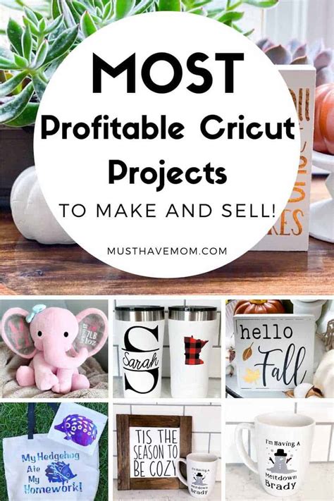 Most Profitable Cricut Projects To Sell For A Side Hustle