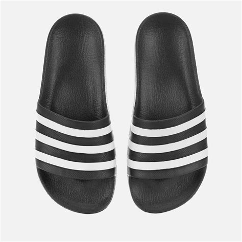 Adidas Adilette Aqua Slide Sandals Core Black