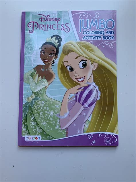 Disney Princess Jumbo Coloring And Activity Book For Kids 805219437230