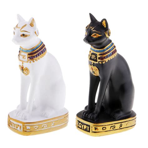 Egyptian Goddess Cat Bast Bastet Figurine Mythology Statue Decoration