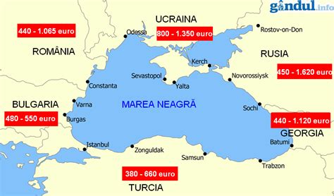 Statiuni Marea Neagra Harta Harta