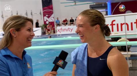 Team Usa Diver Katrina Young Is Feeling Good About 2020 Olympics Youtube