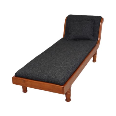 All of our baby cot mattresses meet strict safety standards so both you and your baby can rest easy each night. Nom Diwan Cot Teak Wood Chaise Lounger - BuzPick - Online ...