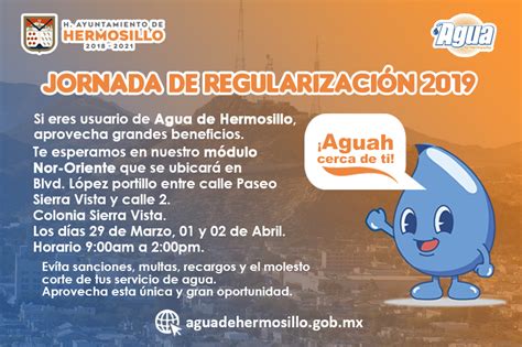 Agua De Hermosillo Boletín 87 Agua De Hermosillo Informa Jornada De