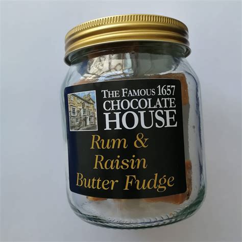 Rum Raisin Butter Fudge Approx 150g The Famous 1657 Chocolate House