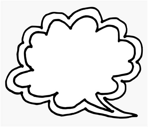 Thought Bubble Sketch Png Drawn Speech Bubble Png Transparent Png