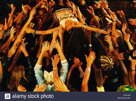 Woman Crowd Surfing Concert Stock Photos And Woman Crowd Surfing Concert