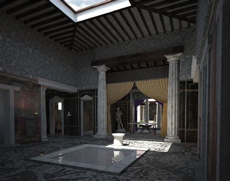 Atrium Domus Roman Ilustation Project Use View All S Flickr