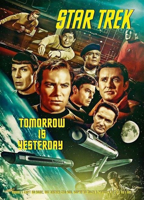 Tomorrow Is Yesterday Star Trek Pin Star Trek 1966 Star Trek Show