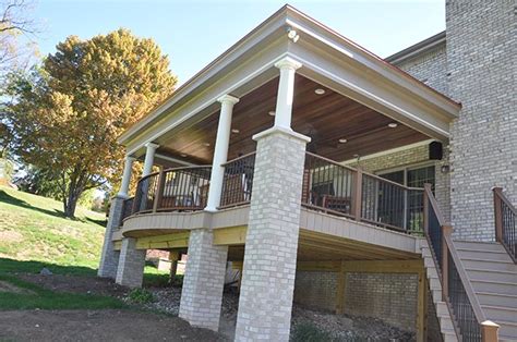 The first step to building deck stairs is to determine the total rise of the stairs. Deck Roof Project #23 - Wow Decks