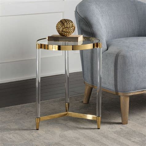 Uttermost Kellen Accent Table Glass Accent Tables Accent Table