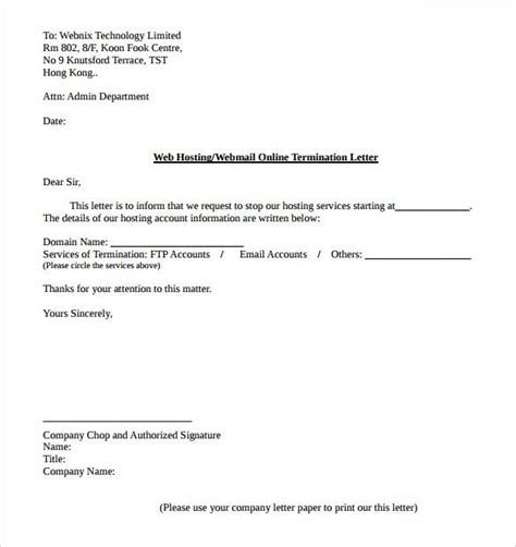 According to department of labour of peninsular malaysia, termination of employment means cessation of service standard procedures for incorporation in malaysia. termination form template employee termination letter for ...