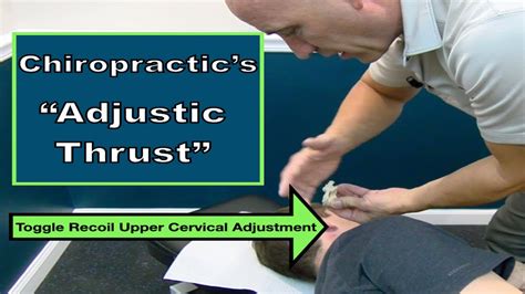 Chiropractic Adjustment Side Posture Toggle Recoil Upper Cervical