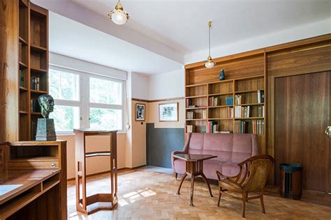 The result was an extraordinary gesamtkunstwerk whose representative living area. Henry van de Velde's Study in Haus Hohe Pappeln Restored ...