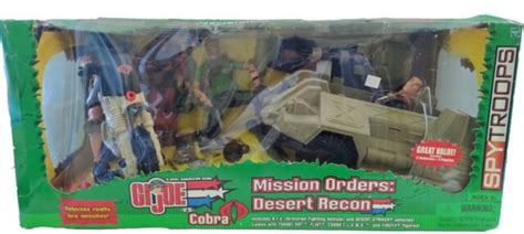 Gi Joe Mission Orders Desert Recon 2 Vehicles And 4 12 Figures Rare