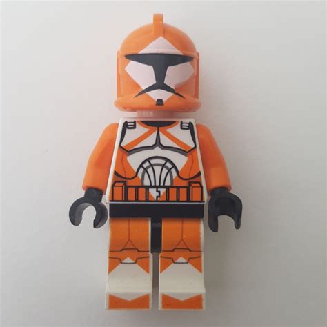 Lego Set Fig 003795 Clone Trooper Bomb Squad Orange Markings 2011