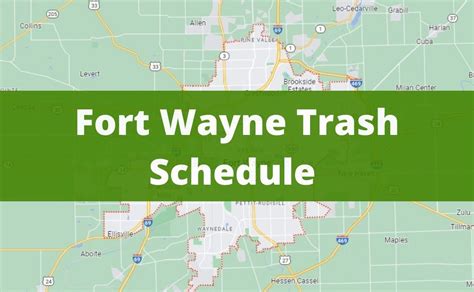 Fort Wayne Garbage Pickup Find Out The Cost Of The Service And Your