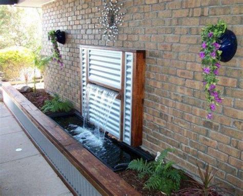 Small backyard features for walls from stone, diy features, and water fountain ideas. 15 Exclusive Backyard Waterfall Fountain You Would Like to ...