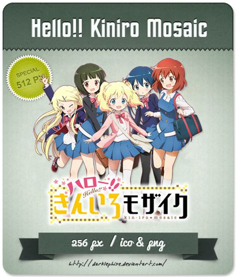 Hello Kiniro Mosaic 2nd Season Anime Icon By Darklephise On