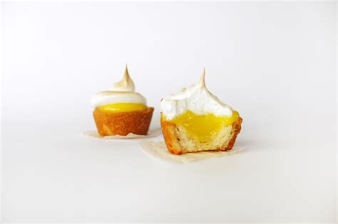 All the flavors of homemade lemon meringue pie packed into perfect portable dessert for any occasion or season. Two-Bite Lemon Meringue Pies