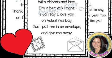 5 Valentines Day Poems For Kids Valentines Day Poems Valentines