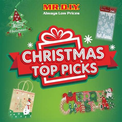 Find your wide range of household products with mr.diy. 4 Dec 2019 Onward: MR DIY Christmas Top Picks Promo ...