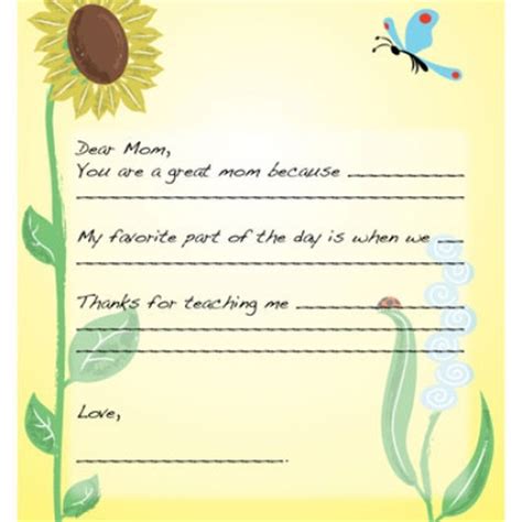 Dear mom, first of all. FREE Customizable Mother's Day Letter Download!