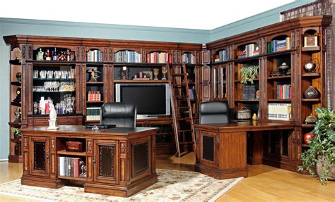 Peep these luxury home offices for inspo. 15 Ideas of Home Library Wall Units